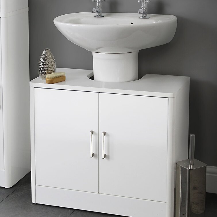 White under on sale sink unit